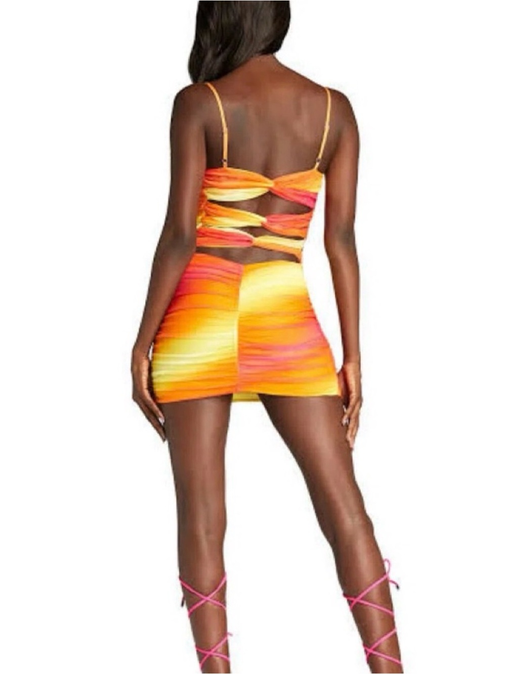 I.AM.GIA. Hali Ombré Mini Dress in XS ❤️🧡💛 - Picture 2 of 5